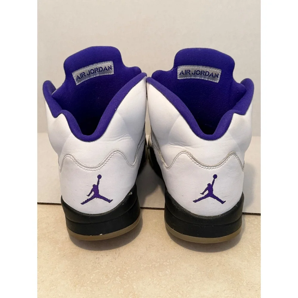 Air Jordan 5 Retro Concord White‎ Purple Black DD0587-141 Mens Size 13
